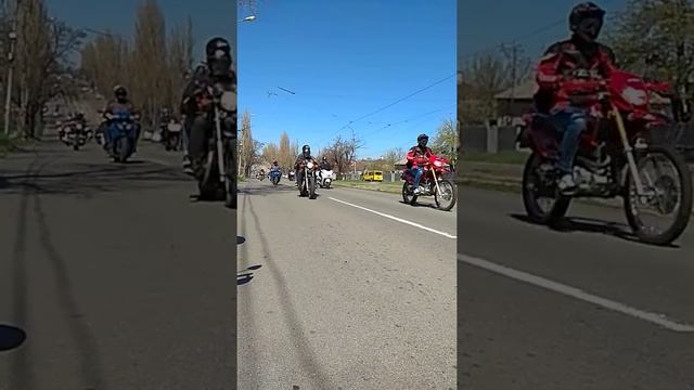 Открытие мото сезона, Мариуполь 20.04.2019 смотреть онлайн