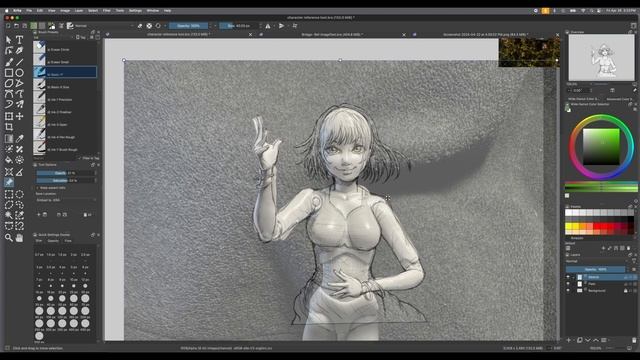 Great ways to use the References tool in Krita. ( How to use Reference Image tool ) смотреть онлайн