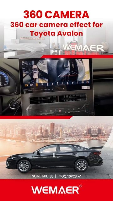 🚗 Wemaer OEM 360 Car Camera for Toyota Avalon 2025! 🌟 смотреть онлайн