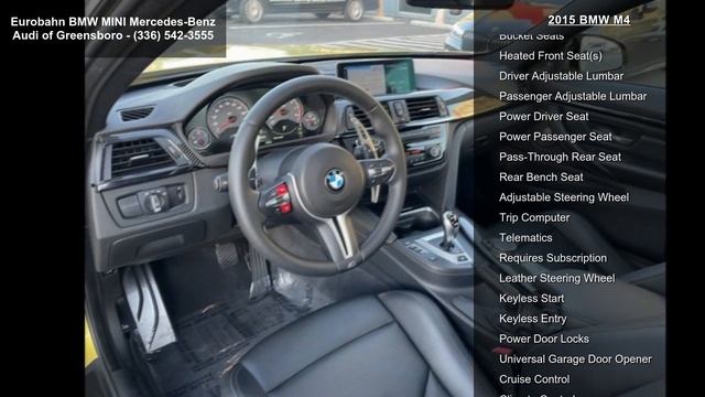 2015 BMW M4 - Eurobahn BMW-MINI Mercedes-Benz - Greensbor... смотреть онлайн