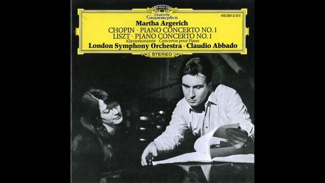Martha Argerich, Claudio Abbado, LSO   Chopin & Liszt Piano Concertos No  1