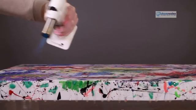How to coat a painting using MasterCast 1-2-1 Art Resin смотреть онлайн