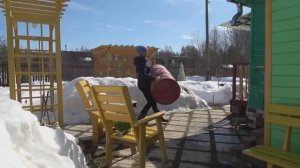 6 соток в конце марта 2021 года. Хроника.