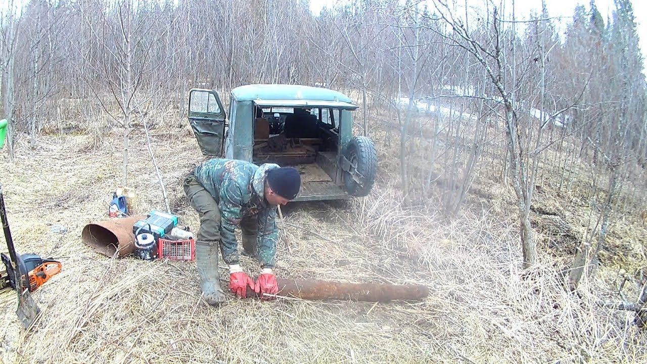 Живу в палатке. Нашел мотороллер. Нереально тяжелые находки! смотреть онлайн
