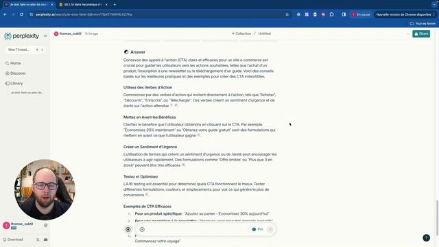 Perplexity, le meilleur outil IA pour créer des cours, comment je l'utilise au quotidien. смотреть онлайн