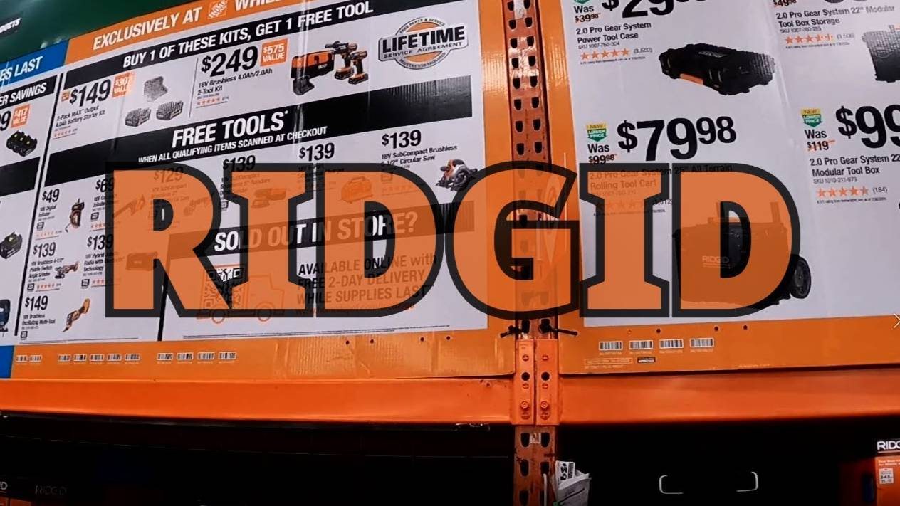 Лучшие Акции на Инструмент Ridgid(AEG) в HomeDepot на Чёрную Пятницу 2024| Ridgid BlackFriday At HD