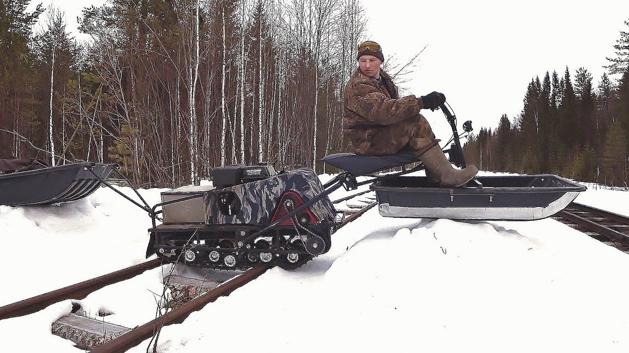 Остатки древней ветки УЖД. Назад в прошлое. Покатушки на мототолкаче. смотреть онлайн