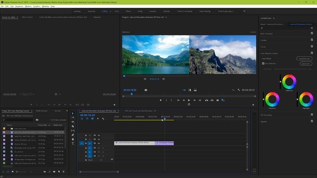 How To Use The Color Match Tool In Premiere Pro смотреть онлайн