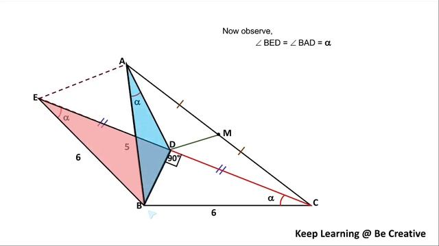 Geometry | Mathematical Olympiads | Cyclic Quadrilateral | Congruent Triangle | Mid Point Theorem смотреть онлайн
