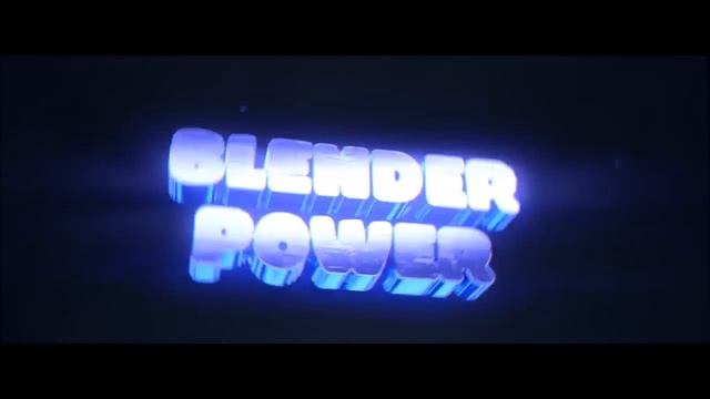 Blender only intro for "BLENDER POWER"!! By me! смотреть онлайн
