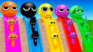 Мультик про Спрунки, Пинки, Орен Блэк, Саймон Скай, 3d-игра с животными, Забавные 3d-животные