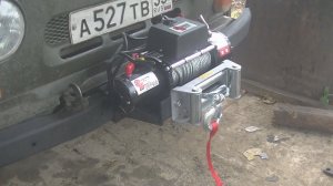 Съёмная площадка для лебедки на штатный бампер УАЗ 469, 31514, ХАНТЕР .