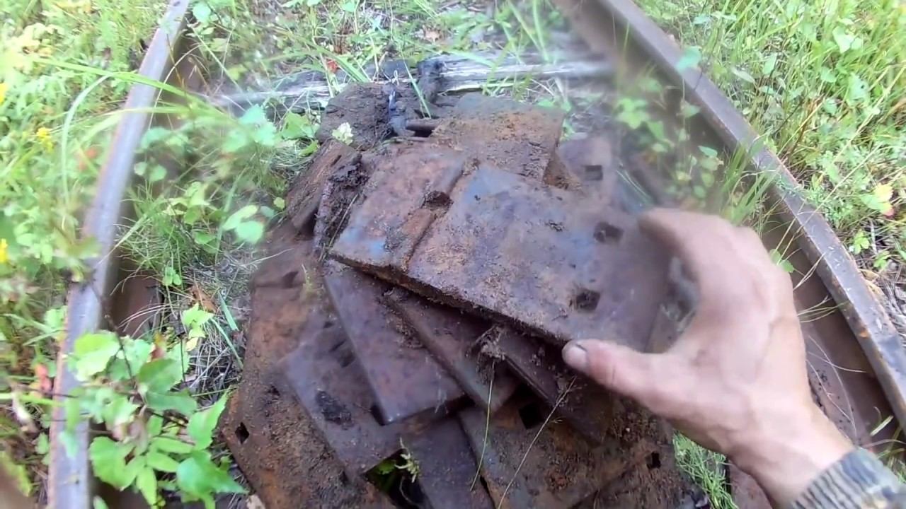 1000 кг металлолома вдоль таежной УЖД! смотреть онлайн