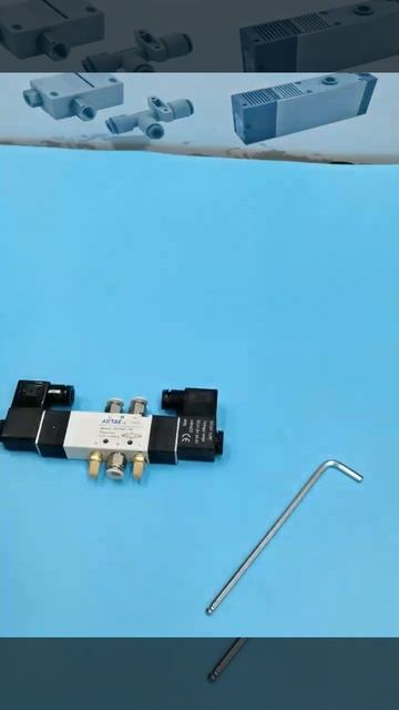 Airtac Solenoid valve and cylinder combination смотреть онлайн