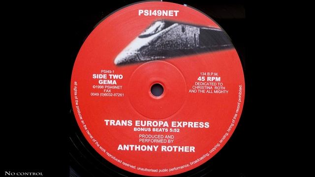 Anthony Rother - Trans Europa Express Bonus Beats - [Winyl] смотреть онлайн
