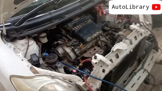 Toyota Belta A/C Compressor changing смотреть онлайн