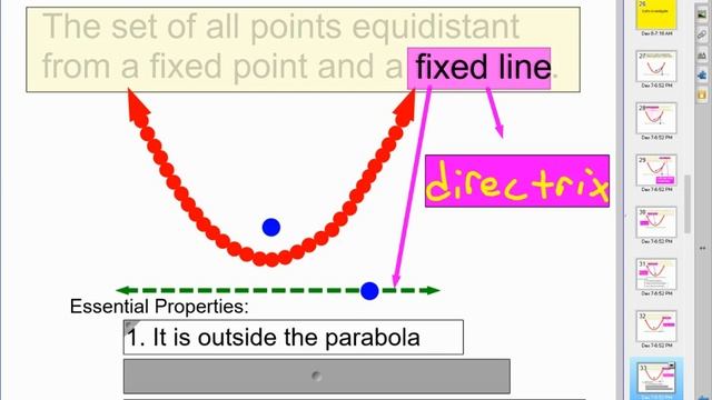 Intro to a Parabola as a Conic Part 1 смотреть онлайн