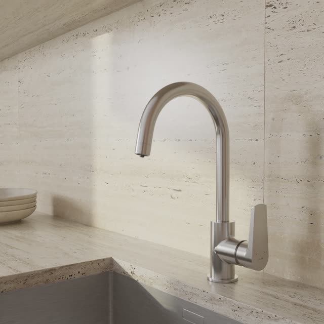 Смеситель для кухни MODUO с фильтром сатин (Арт. A68222) смотреть онлайн