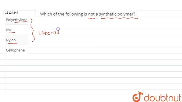 Which of the following is not a synthetic polymer? смотреть онлайн