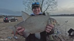 А ВЕЧЕРОМ ПРИПЛЫЛ КРУПНЯК! Большой Лещ, Плотва, Густера. Рыбалка с ночёвкой на донки , фидер, 2024.