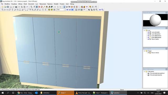 Glossy shader with Area Light in EA3D (OpenGL GLSL) смотреть онлайн