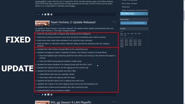 TEAM FORTRESS 2 FIX-UPDATE 11/08 смотреть онлайн