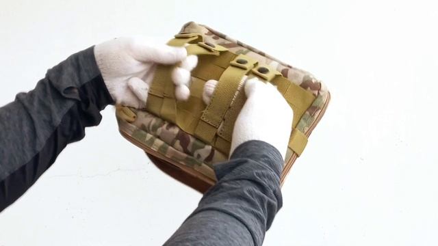 Тактический многофункциональный подсумок Kosibate Molle олива смотреть онлайн