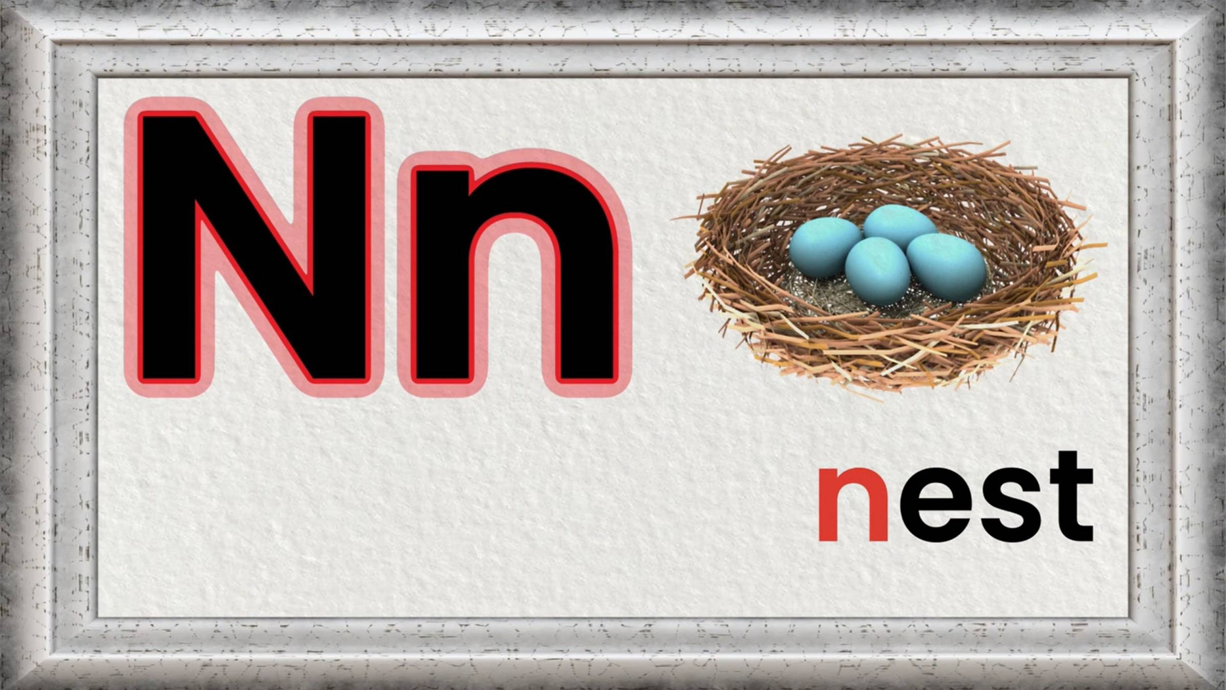 Nn Letter (ABC) - The Alphabet  // Phonics