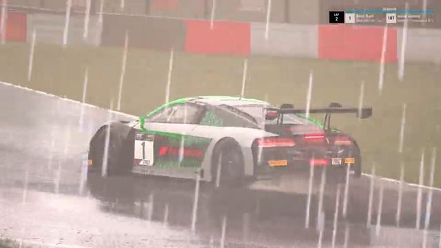 Assetto Corsa Competizione Aston Martin V8 Vantage GT3 Heavy Rain Cam #acc смотреть онлайн