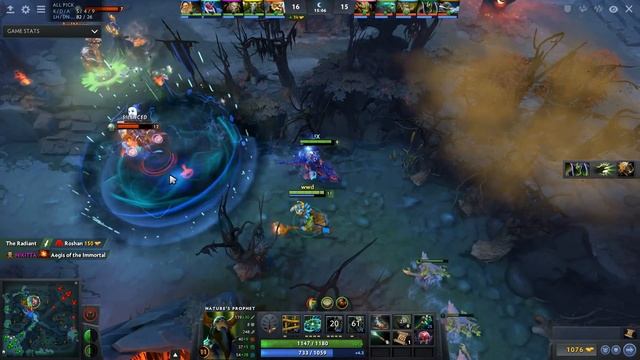 Dota 2 Nature's Prophet 7532 MMR 12/8/17 (Kills/Deaths/Assists) Ranked Full Gameplay смотреть онлайн