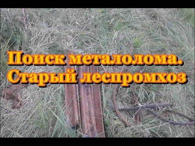 Коп металлолома. Старый леспромхоз. смотреть онлайн