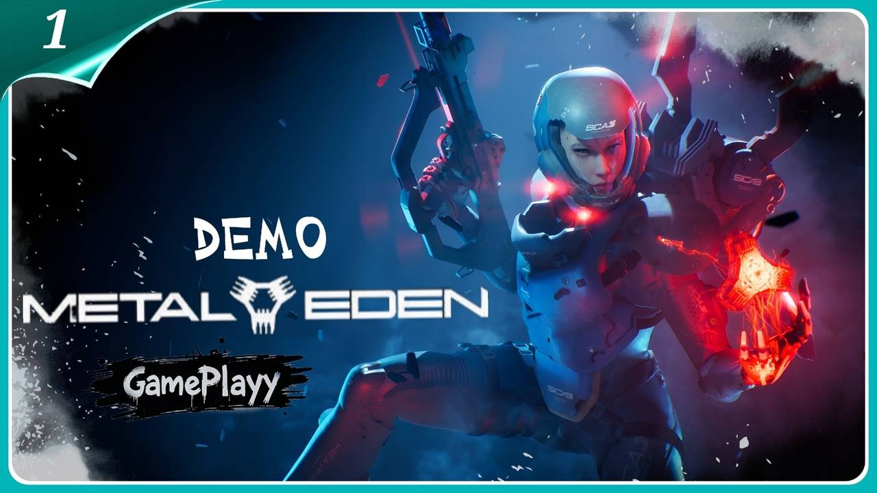 METAL EDEN — Обзор геймплея demo . Новый хардкорный динамичный шутер 2025 смотреть онлайн