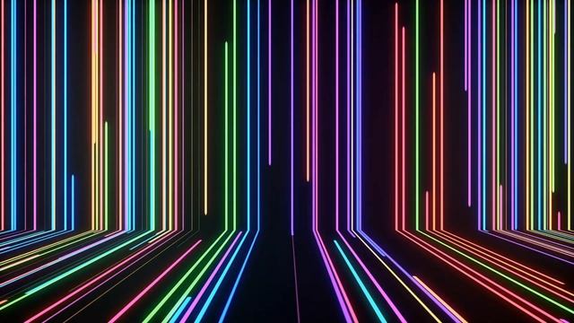 Abstract Colorful RGB Background Glowing Neon 4K смотреть онлайн