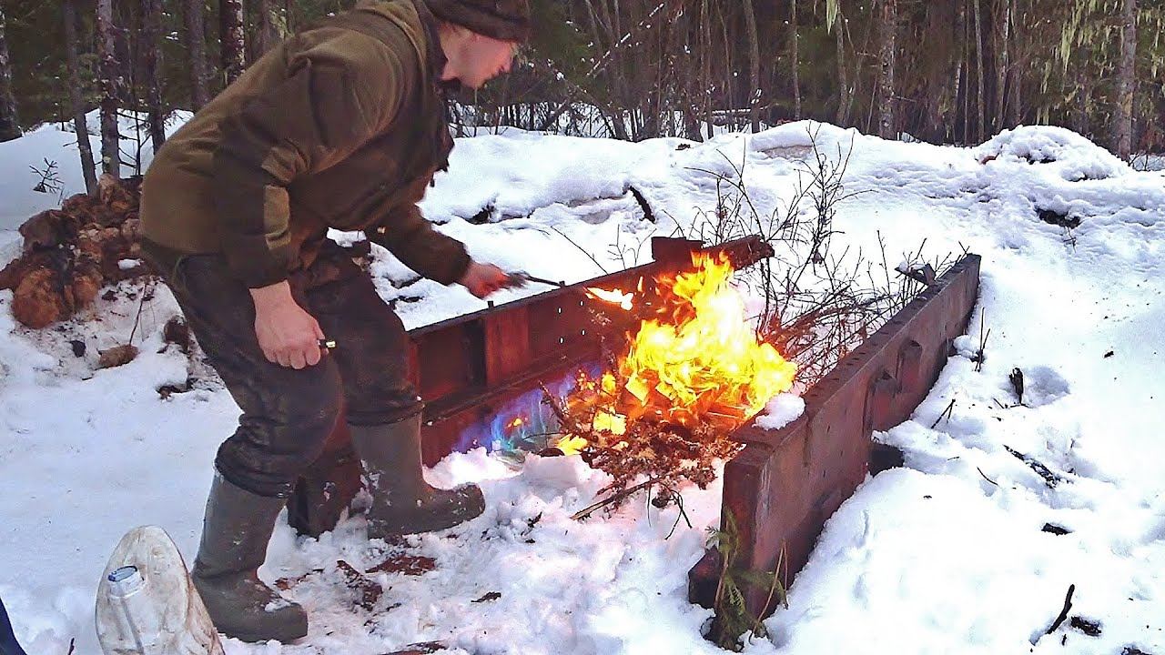 Это бросили лесорубы! Огромный кусок МЕТАЛЛА найденный в лесу. смотреть онлайн