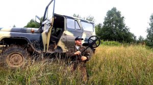 Заготовка стальных тросов. Ночь На берегу реки.