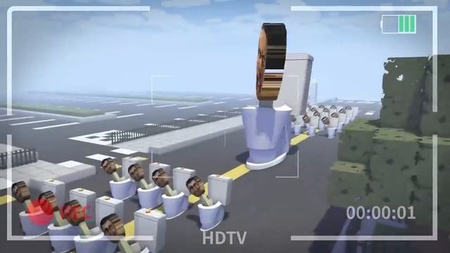 Monster School : FULL EPISODE SKIBIDI TOILET ATTACK VS CAMERA HEAD | SEASON 1- Minecraft Animation
