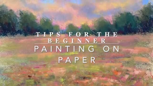 BEGINNER Pastel Painting Lesson! & Check out my New Blending Tool! смотреть онлайн