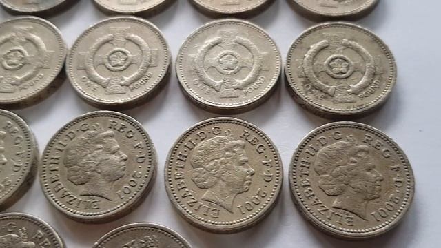 U.K OLD COIN ELIZABETH II D.G REG F.D 2001 1 ONE POUND смотреть онлайн