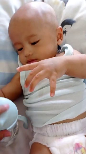 bayi 6 bulan belajar minum air putih смотреть онлайн