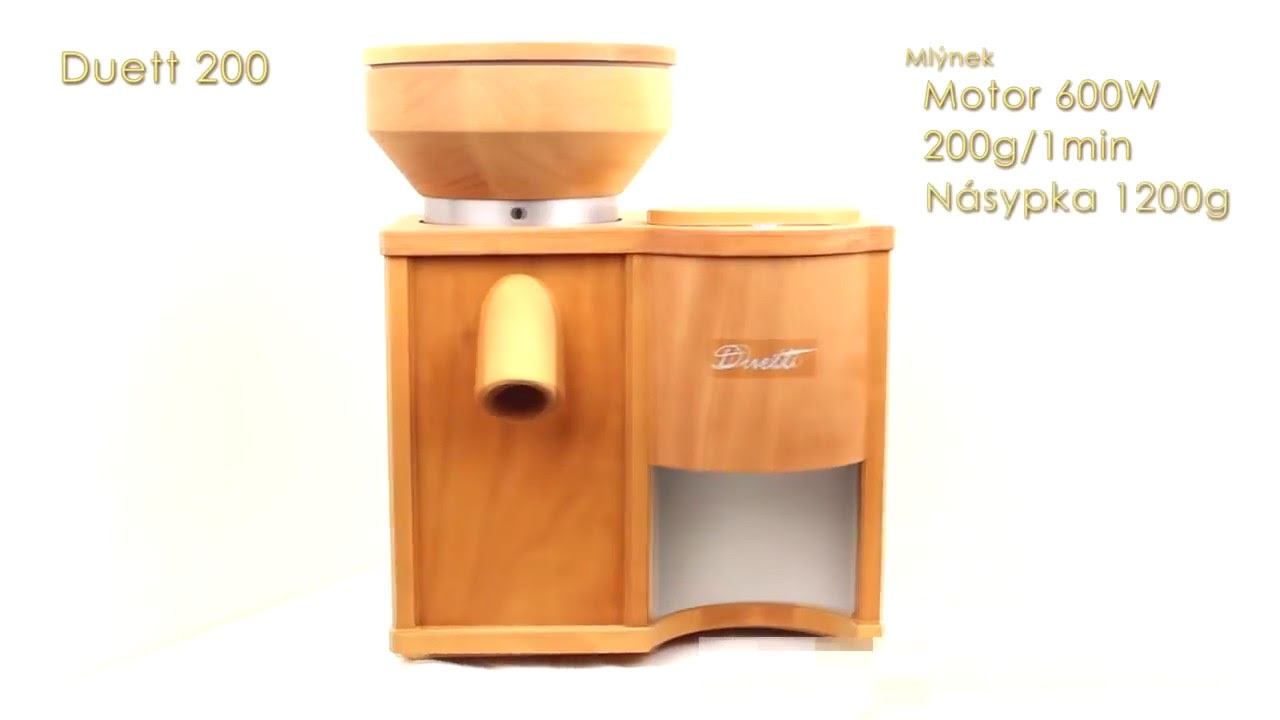 Электрическая мельница + зернодавилка Komo Duett 200 смотреть онлайн
