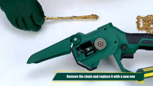 How to use the mini chainsaw with safety lock смотреть онлайн