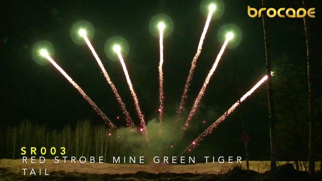 SR 003 Red strobe mine green tiger tail (CH) Тип-W 1.2” X 7 10/1 №44 смотреть онлайн