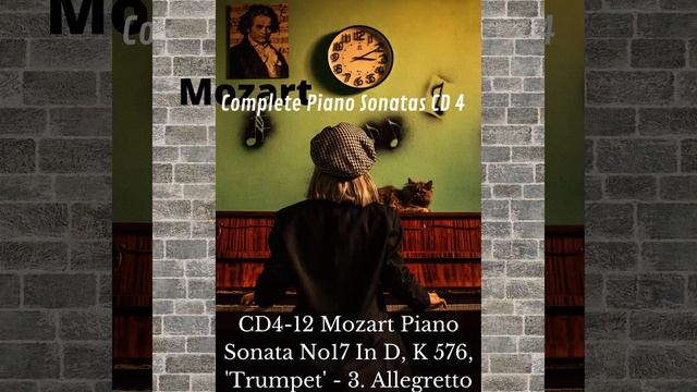 CD4 12 Mozart Piano Sonata No17 In D, K 576, 'Trumpet' 3 Allegretto(performed by Glenn Gould) смотреть онлайн