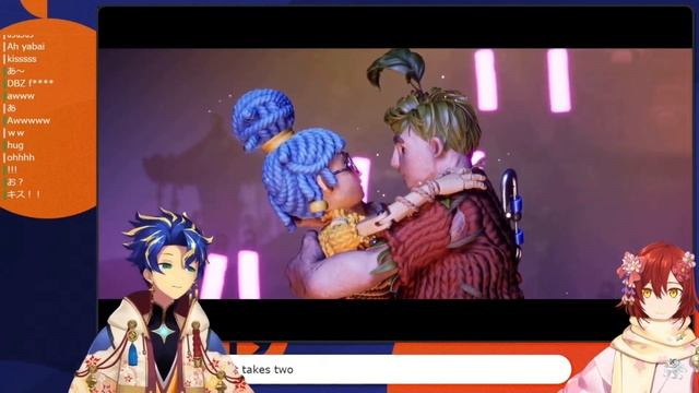 [ Holostars ] Astel Censoring A Yabai Scene In It Takes Two