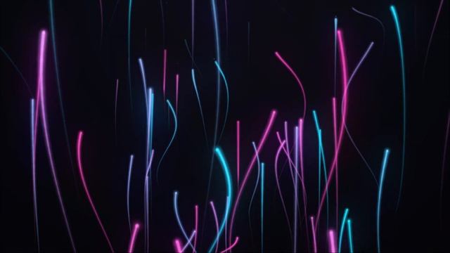 Glowing Neon Lines Motion Graphic Background FREE Looping Screensaver Animation HD смотреть онлайн