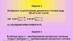 Моделирование дискретных сигналов Nm