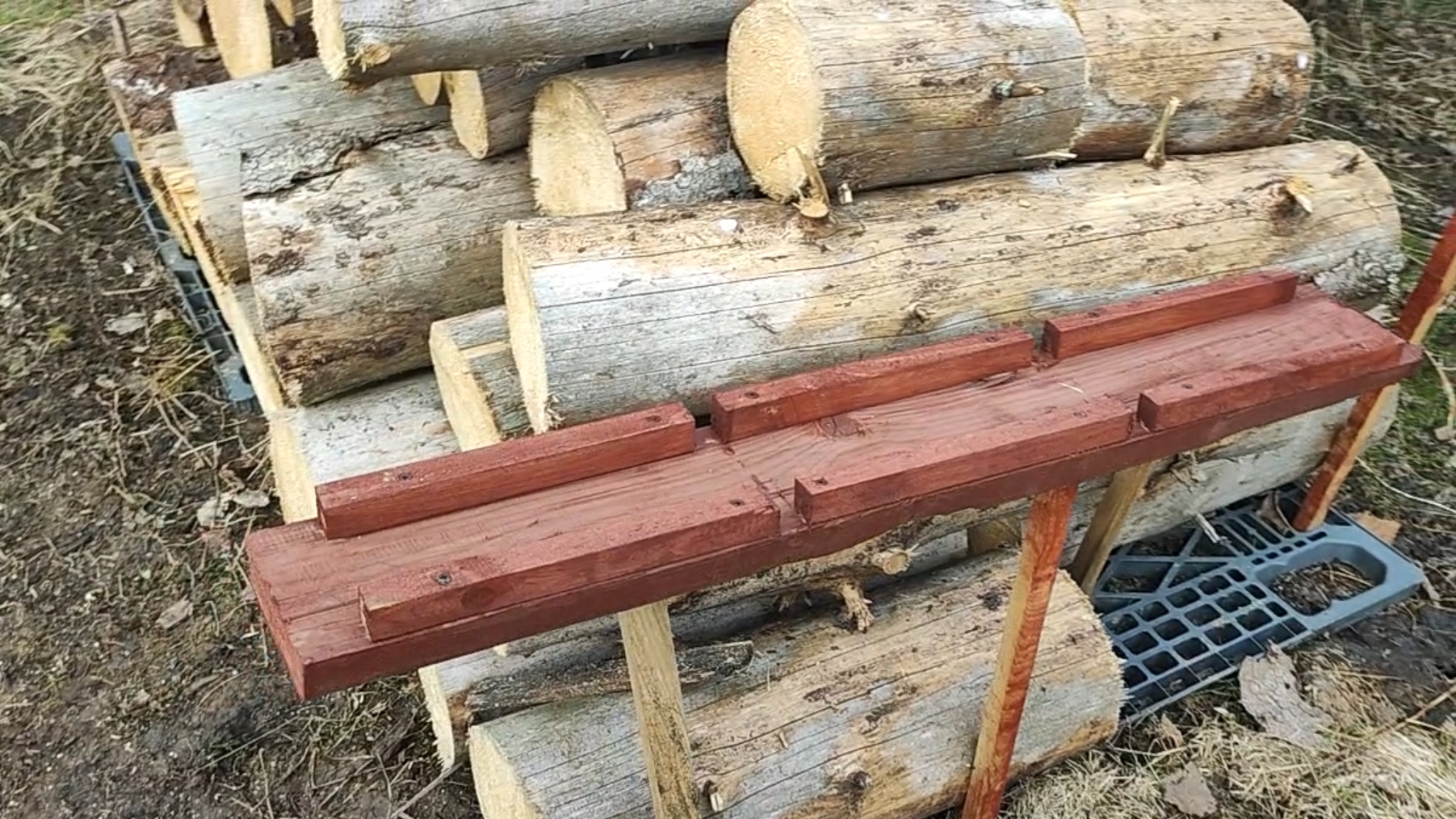 Приспособление для распиловки дров своими руками. смотреть онлайн