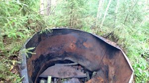 Пилю находку рыбака. Старинное производство древесного угля.