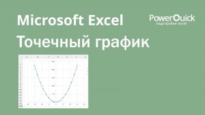 Точечный график Excel