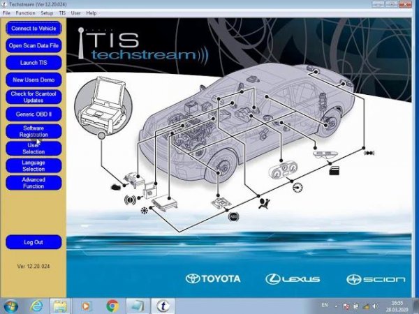 Тойота течстрим 12 10 русская версия установка программы. Techstream 12.10. How to install.